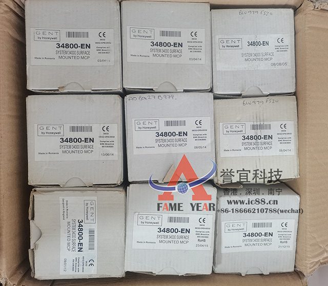 GENT精灵34800-EN手报34000系统手动报警按钮